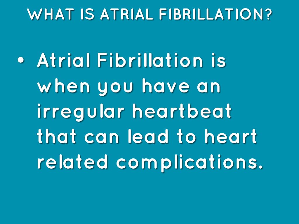 Atrial Fibrillation by Emma Cook