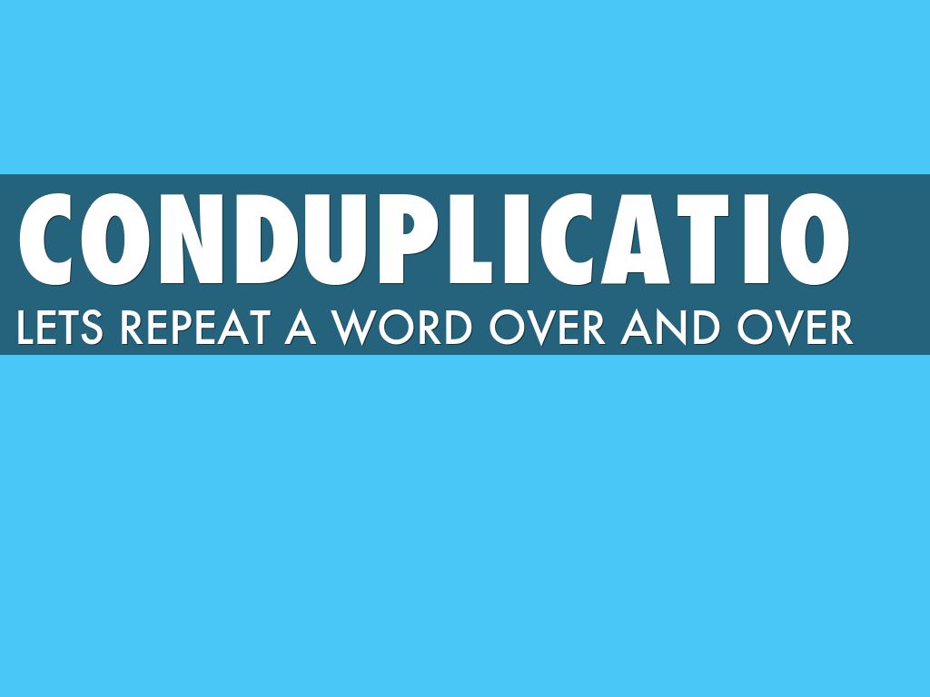 Conduplicatio