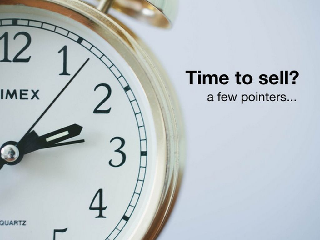 Selling - a few pointers