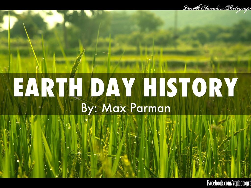 Earth Day History