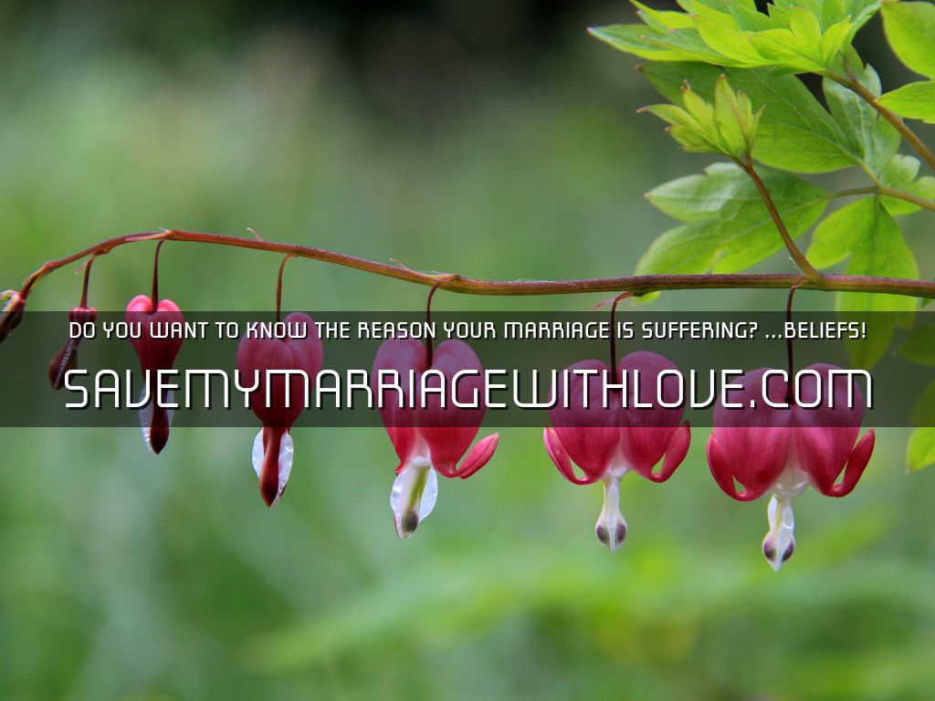 Do you want to know the reason your marriage is suffering? ...BELIEFS!