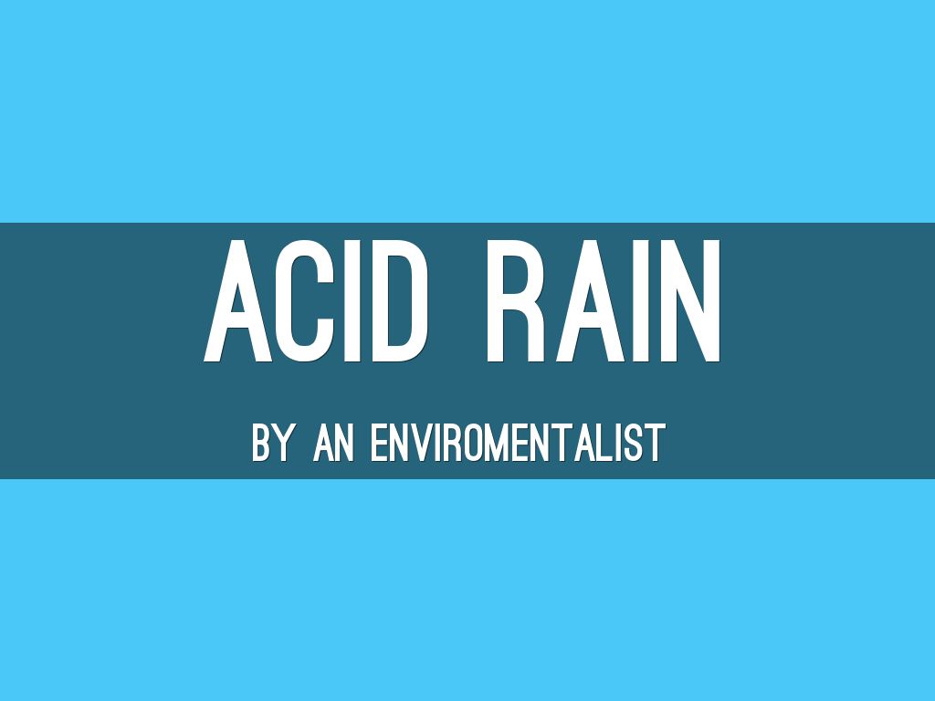 What does Acid rain do to living things by maggie_s