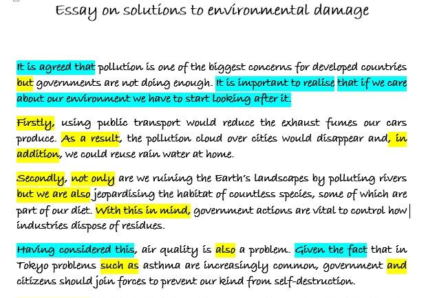 Environmental problems essay introduction