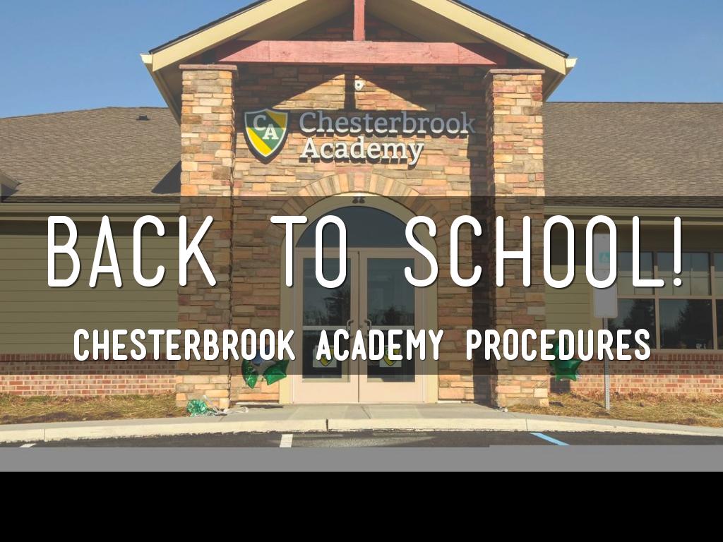 Chesterbrook Academy Procedures