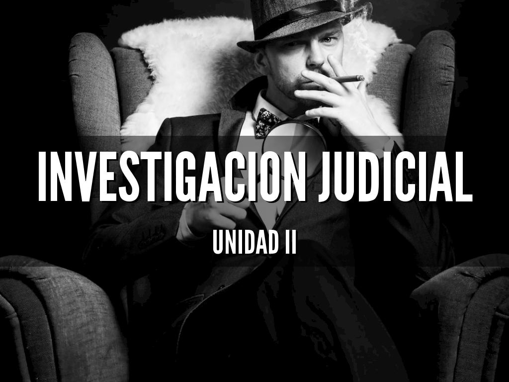 INVESTIGACION JUDICIAL