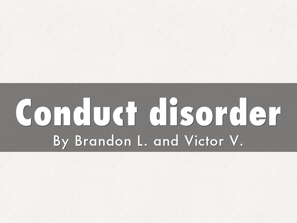 Conduct disorder