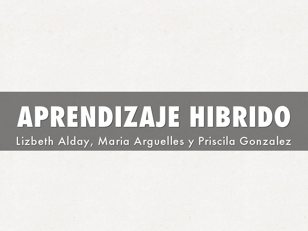 APRENDIZAJE HIBRIDO