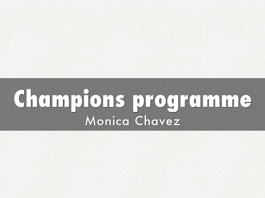 Champions programme