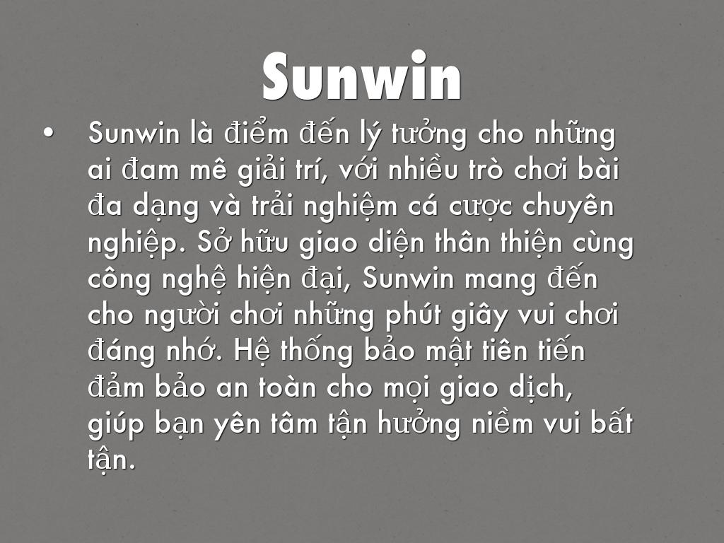 Sunwin