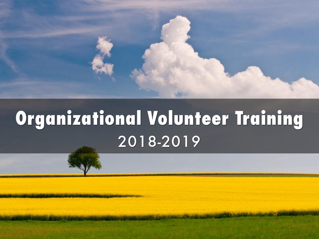 Organizational Volunteer Training