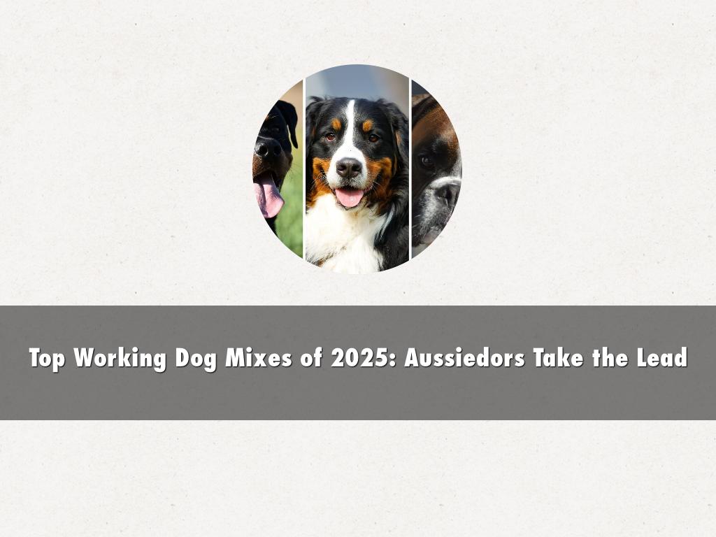 Top Working Dog Mixes of 2025: Aussiedors Take the Lead