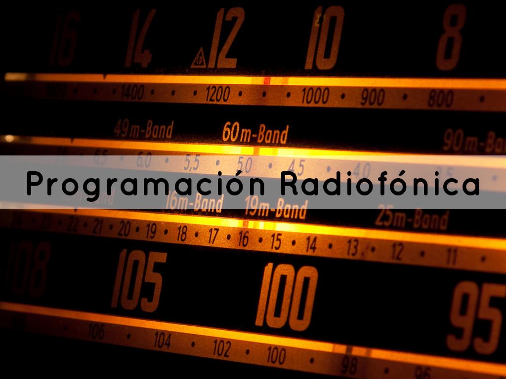 Programación Radiofónica