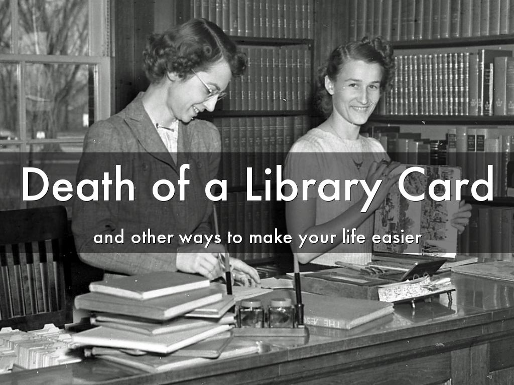 Death of a Library Card