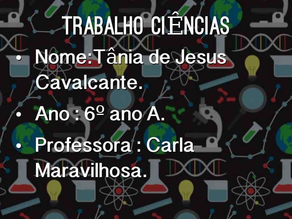Trabalho De Ciências 