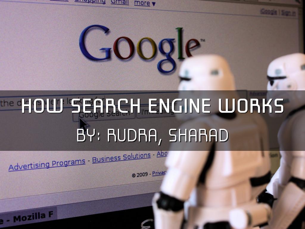 HOW SEARCH ENGINE WORKS