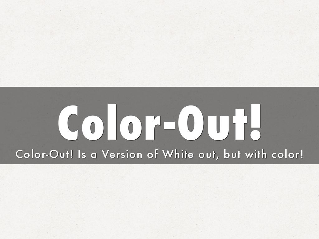 Color-Out!