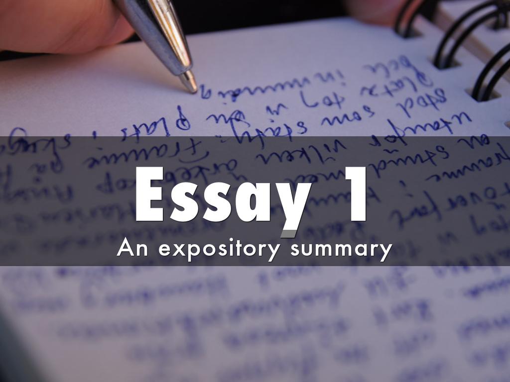 Essay 1