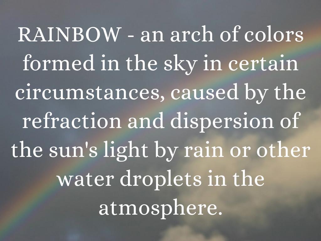 The Significance of a Rainbow by Stephen Boone