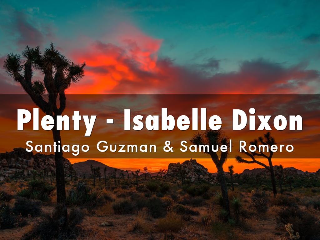 Plenty - Isabelle Dixon