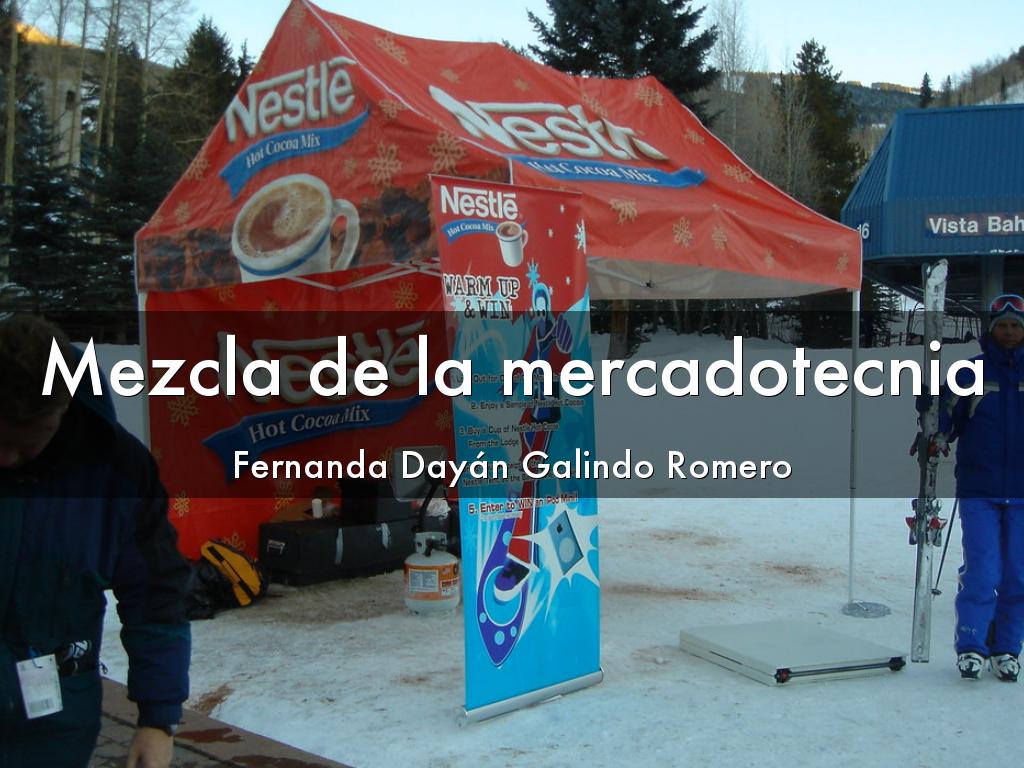 Mezcla de la mercadotecnia