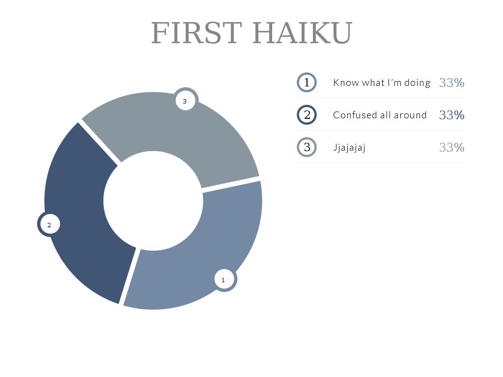 First Haiku by The add show
