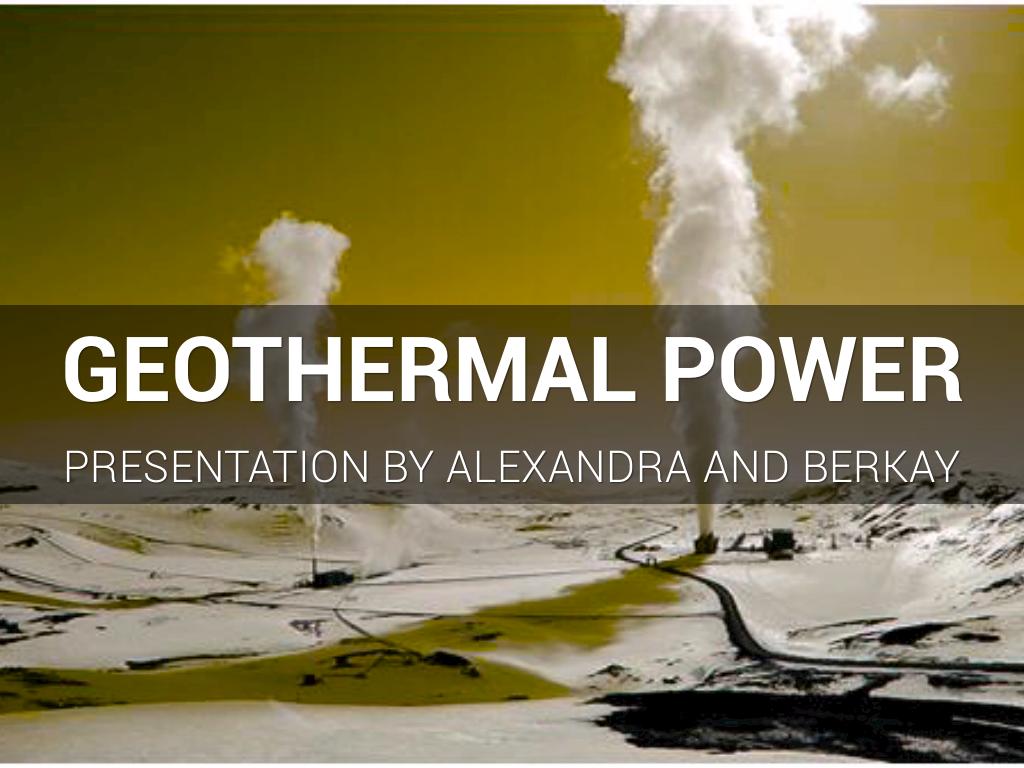 Geothermal power