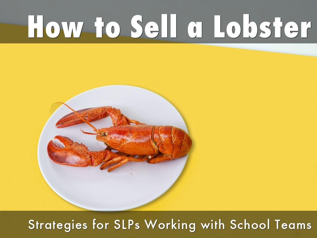 How to Sell a Lobster by nancy
