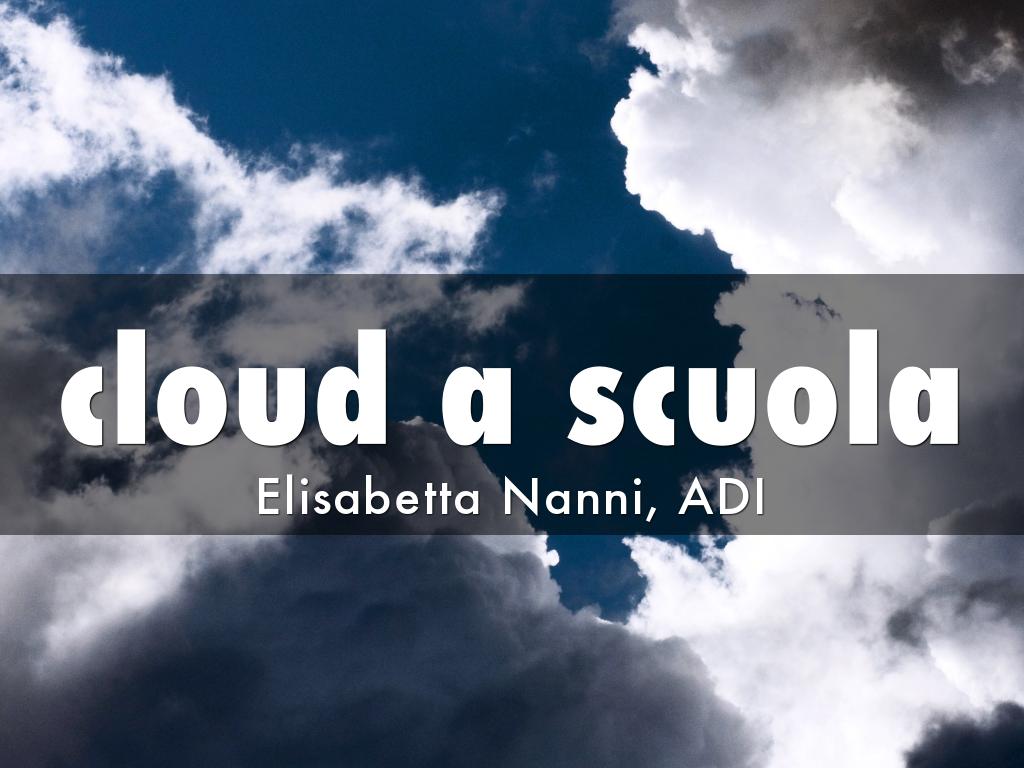 cloud a scuola