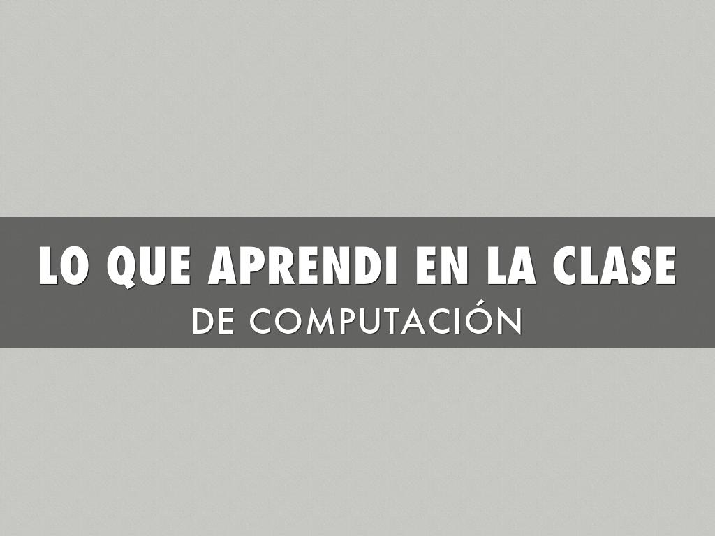 ComputaciÃ³n 