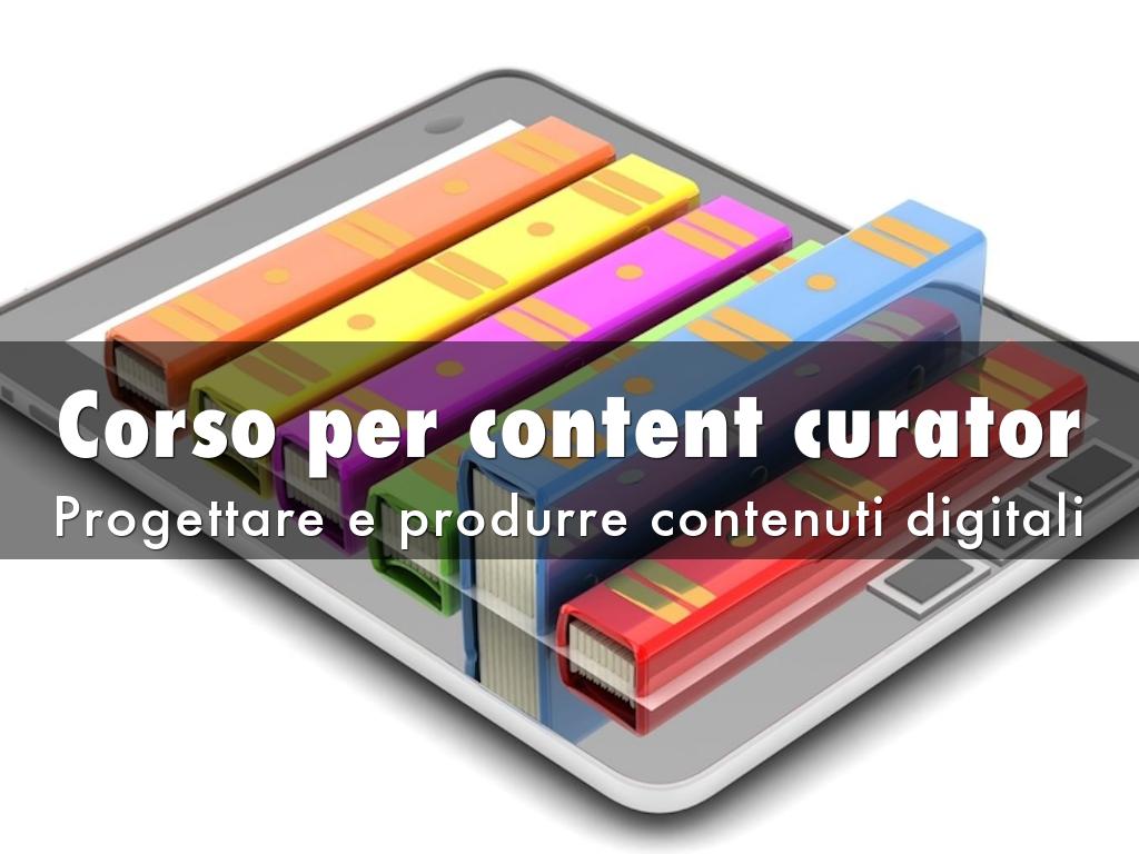 Corso per content curator