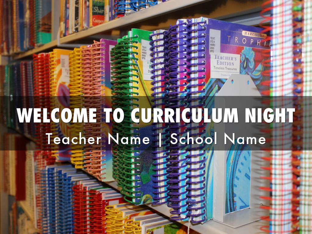 Copiar de Curriculum Night Template