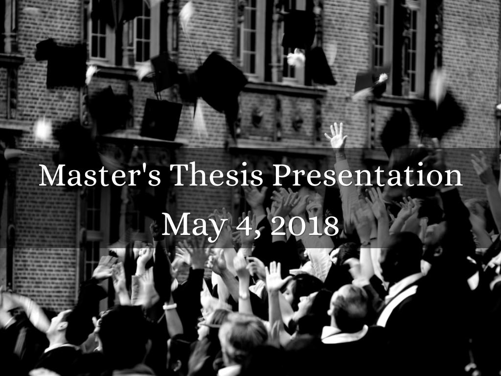 Master's Thesis Presentation