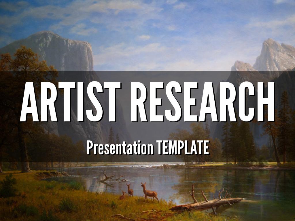 Artist research project (template)