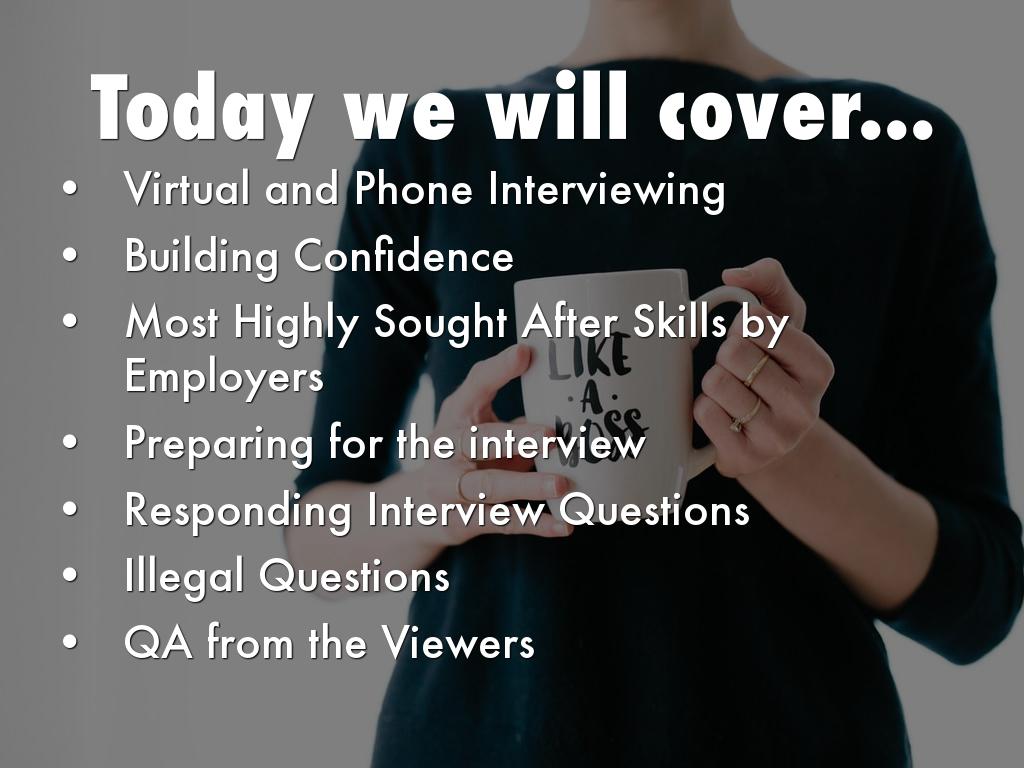 Today we will cover...