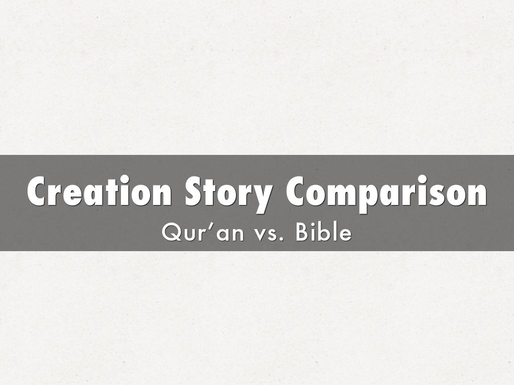 Creation Story Comparison
