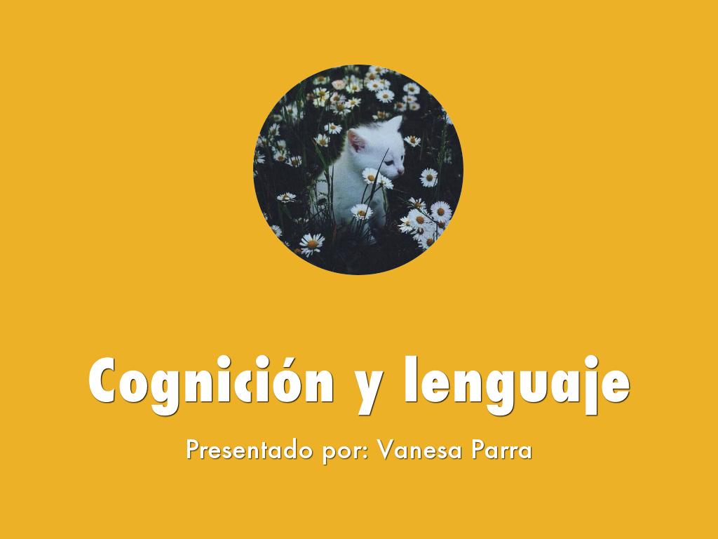 Cognición y lenguaje