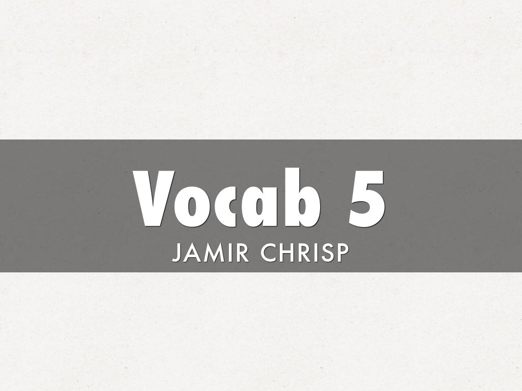 Vocab 5