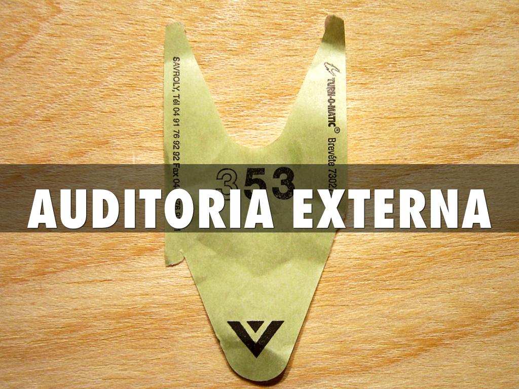 Auditoria Externa