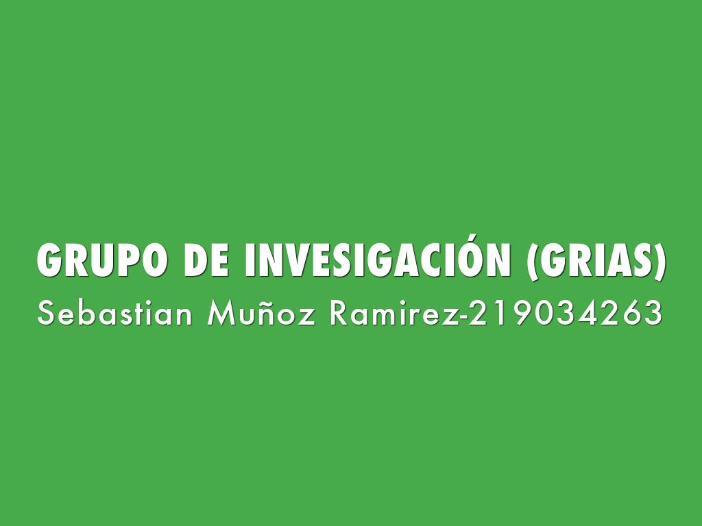 GRUPO DE INVESIGACIÓN (GRIAS)