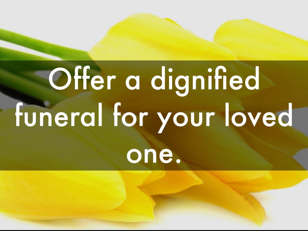 A.F Whites Funeral Services Presentation by Pabitra