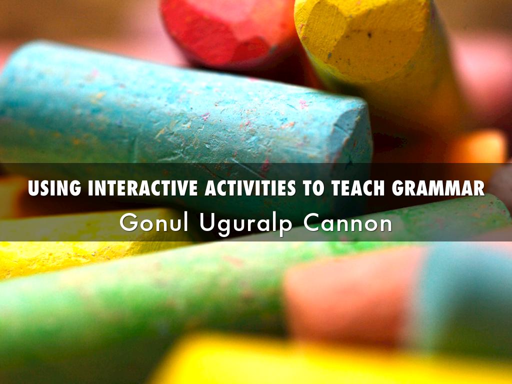 Copy of Grammar Teaching with Interactive Activities
