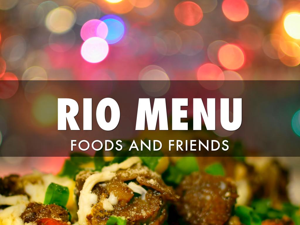 RIO MENU