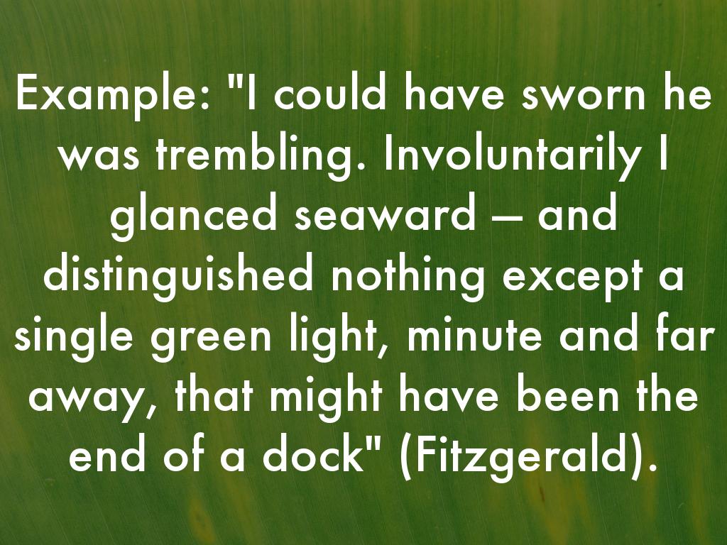 Gatsby green light image