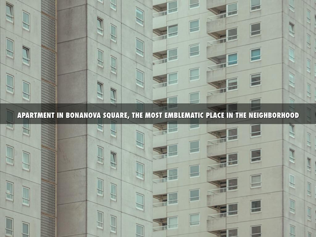 APARTMENT IN BONANOVA SQUARE, THE MOST EMBLEMATIC PLACE IN THE NEIGHBORHOOD