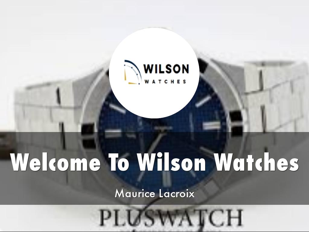 Wilson Watches Presentation