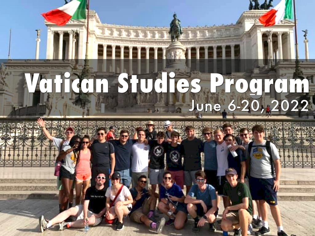 Vatican Studies Presentation 2022