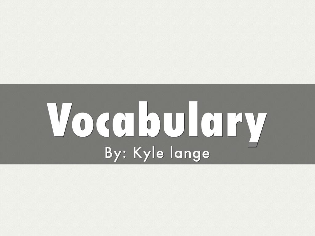 Vocabulary Terms(math)
