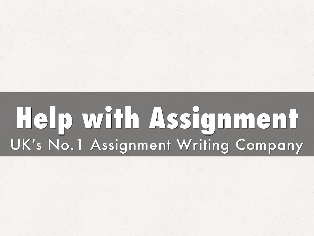 Help with Assignment