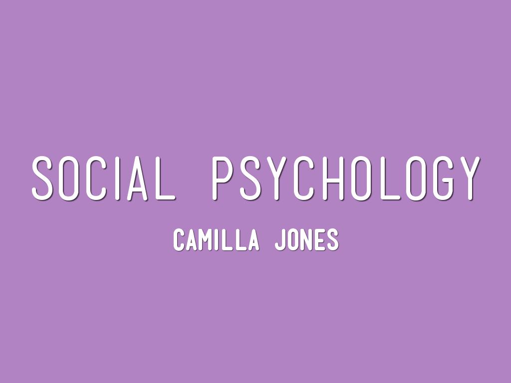 Social Psychology