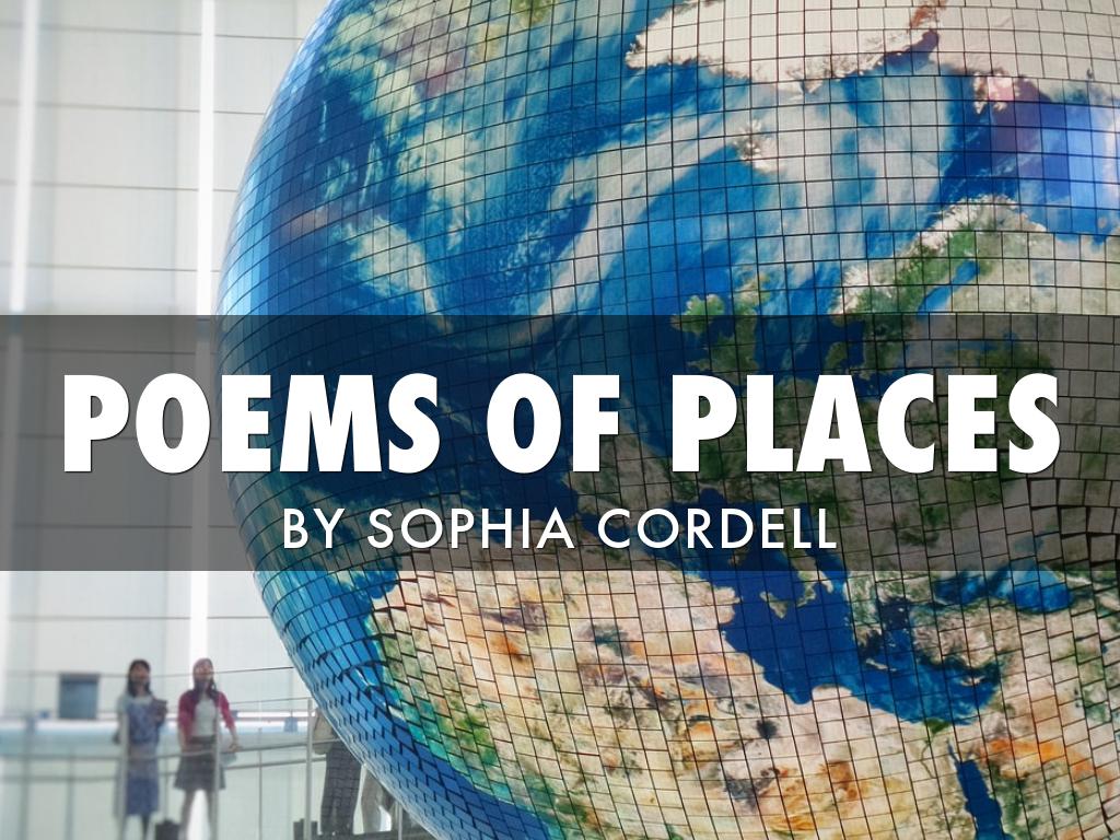 The Poem Of Places 